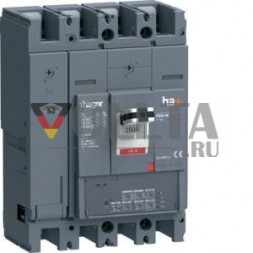 Автоматический выключатель Hager HMW251JR h3+ P630 LSI 4P4D250A 50kA