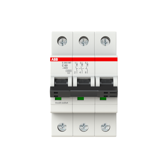 Автоматический выключатель ABB Stotz-Kontakt 2CDS273445R0604 S203MT-C60 C-Char.10kA 60A 3P