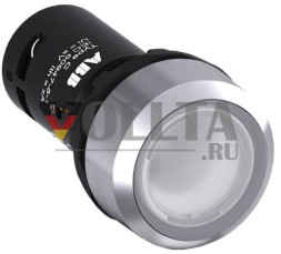 Контакт ABB Stotz 1SFA619100R3118 плоский, мгновенного действия, прозрачный, с подсветкой, 1НО кнопка