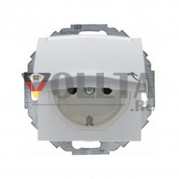 Berker 47468989 S1 SCHUKO-розетка 16А, цвет:полярная белизна, тон:глянец
