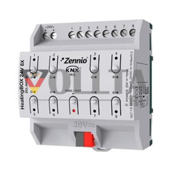 Zennio ZCL-8HT230 MAXinBOX HEATING актор для обогревателя,  230VAC 8 каналов