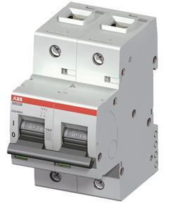 ABB Stotz-Kontakt S802B-C32, высокопроизводительный автоматический выключатель 32A,C,230/400VAC=Icu16kA,2P, 2CCS812001R0324