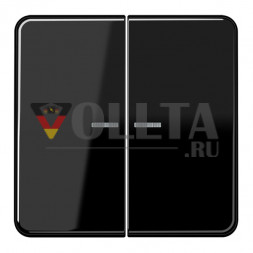 Jung CD10921STRFSW KNX RF кнопка 2-позиционная, дюропласт, серия CD, черная