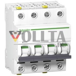 Schneider Electric A9F06413 IC60H 4-полюсный автоматический выключатель B13A