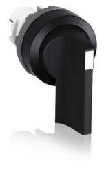 ABB Stotz-Kontakt M2SS5-10B, селекторный переключатель-активатор переменного тока, черный, 2 положения, длинная поворотная ручка, 1SFA611204R1006