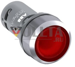 Контакт ABB Stotz 1SFA619100R3141 плоская кнопка мгновенного действия с красной подсветкой 1NC