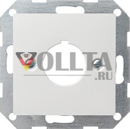 Gira 027203 крышка+опорное кольцо устройства с 22,5 мм System 55 чисто белый