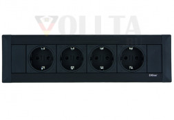 EVOline FrameDock SMALL / белый цвет / 3 розетки