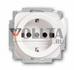 Busch-Jaeger 20EUCDR-214 Reflex SI, SCHUKO-Service-розетка  16А, цвет: альпийский белый 
