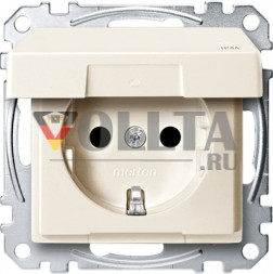 Merten MEG2414-0444 System M SCHUKO-розетка  16А, цвет: кремово-белый, тон: матовый