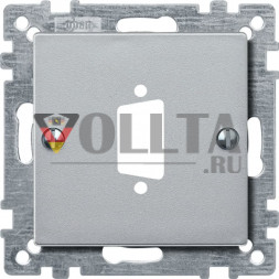 Merten 468160 System M D-Subminiatur крышка, цвет: алюминевый, тон: матовый