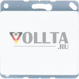 Крышка-заглушка Jung SL561BWW (защелкивающаяся), окрашенный алюминий, серия SL, альпийский белый