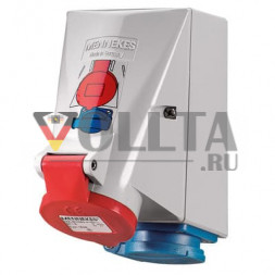 Mennekes 1649 CEE Двойная коробка TwinCONTACT 16A 5p 6h 400V IP44