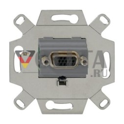 Коробка подключения VGA Busch-Jaeger 0261/23, с винтовыми клеммами и разгрузкой от натяжения, серая