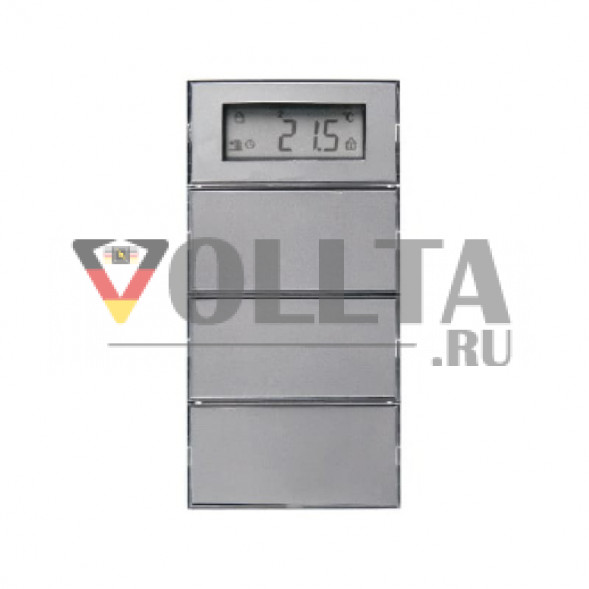Berker 75663785 S1 сенсорный Регулятор температуры помещения,3 группы,  для цвет:антрацит/alu