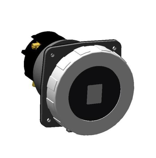 ABB Stotz-Kontakt 463RU9W, панельная розетка, 63 А, IP67 9h, стандартный фланец, 2CMA167400R1000