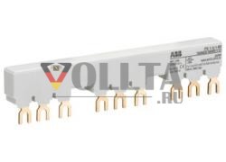 ABB Stotz-Kontakt PS1-3-1-65, 3-фазная шина для 3 MS116 / MS132 с 1 HK/SK, Ie=65A, 1SAM201906R1113