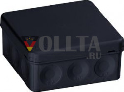 Коробка кабельная ответвительная ABB Stotz-Kontakt AP9M IP 55 86 мм черная для поверхностного монтажа 25 мм 400 В