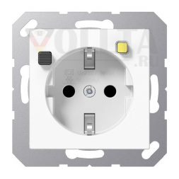 Розетка Jung A5520.30WW FI Schuko