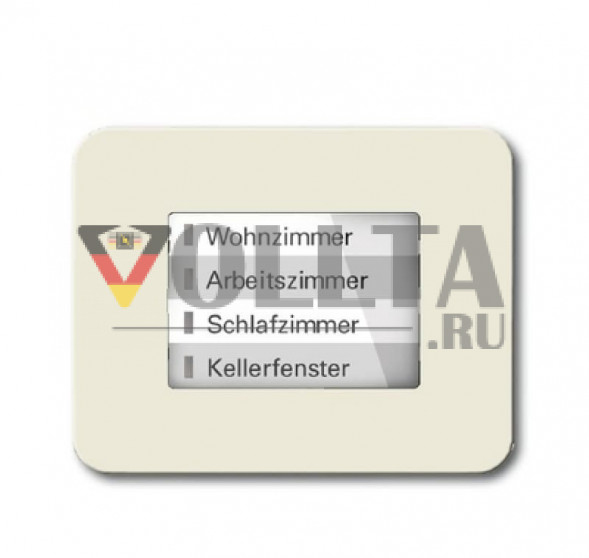 Busch-Jaeger 6730-22G    Alpha LED-Дисплей  WaveLINE  цвет:слоновая кость