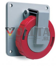 ABB Stotz-Kontakt 232RAU9W, панельная розетка, 32 А, IP67 9h, стандартный фланец, 2CMA166950R1000