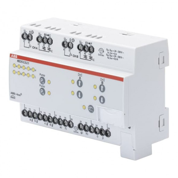 ABB Stotz-Kontakt HCC/S2.2.2.1, контроллер контура отопления/охлаждения, 2-ходовой, 3-точечный, ручное управление, REG, 2CDG110221R0011