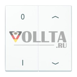 Радиопередатчик настенный Jung ENOLS995P01WW EnOcean 4-канальный, символы 0 I и стрелка, серия LS, альпийский белый
