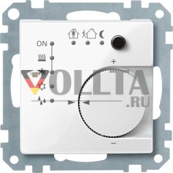 MERTEN 616719 Контроллер комнатной температуры KNX полярно-белый глянцевый