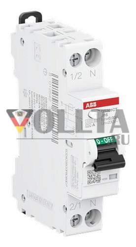 ABB Stotz-Kontakt 2CSR255164R1165 DS301CAT-B16/0.03 6kA1P+N AB16 30mABahn FI/LS-переключатель