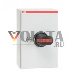 ABB Stotz-Kontakt OTL63T3M, выключатель безопасности 3-полюсный 30 кВт 400 В с черной ручкой, 1SCA022609R7180