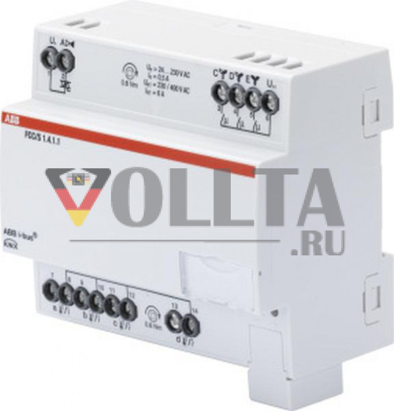 ABB Stotz-Kontakt FCC/S1.4.1.1 , Контроллер фанкойла, ШИМ, 3-ступенчатый, REG, 2CDG110209R0011