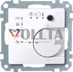 MERTEN 616725 Контроллер комнатной температуры KNX активный белый глянцевый