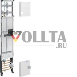 Hager ZH54C1N полная панель Mainova 1Z/TRE 1-field 3-pu. 5-pin