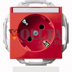 Schneider серия: Merten MEG2372-0306 System M SCHUKO-розетка без маркировки rubinrot