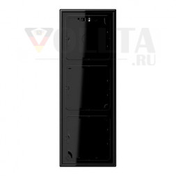 Крышка Jung LS583ASW для поверхностного монтажа, 3-х канальная, серия LS, черная