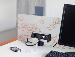 EVOline R-Dock SMALL / 3-кратная мощность / без зажима / серебристый