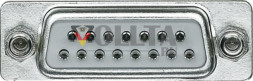 Schneider серия: Merten 465015 D-Subminiatur-Buchsenleiste DSub 15polig