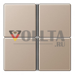 Комплект кнопок Jung A404TSACH, 4-позиционный, F40, серия A, цвет шампанского