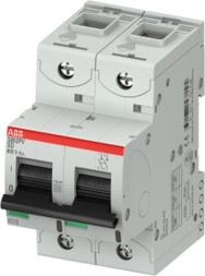 ABB Stotz-Kontakt S802PV-SD125, разъединитель нагрузки S802PV-SD125 800 В пост. тока, 125 А, 2-полюсный, 2CCF019636R0001