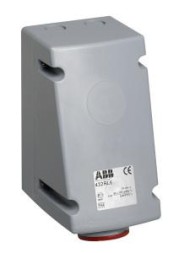 ABB Stotz-Kontakt 232RL6, настенная розетка для поверхностного монтажа, 32 А, IP44 6ч, 2К+З, 200-250 В, 50+60 Гц, синяя, 2CMA168411R1000