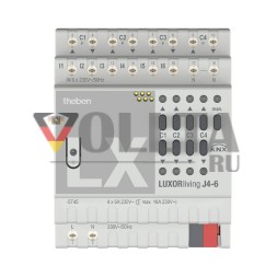 Theben 4800451 J4-6 4-ходовой привод жалюзи LUXORliving