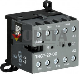 ABB Stotz-Kontakt TBC7-22-00-55, миниатюрный контактор 50-90В постоянного тока, GJL1313561R5005