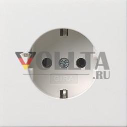 Gira 0188112 SCHUKO розетка накладная с выключателем чисто белый