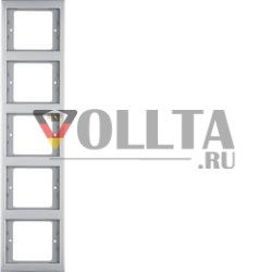Berker 13537004 рамка из нержавеющей стали Berker K.5