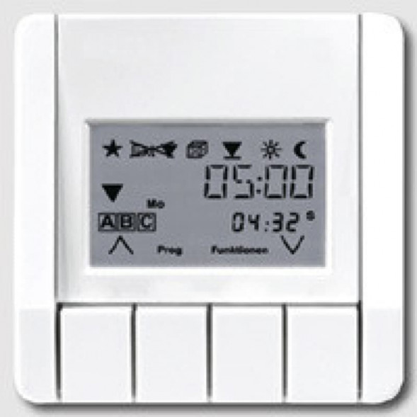 Jung CD5232TS3BR CD500 Реле времени универсальный, крышка, цвет:коричневый