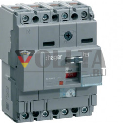 Автоматический выключатель Hager HNA026H x160 4-полюсный 40кА 25А