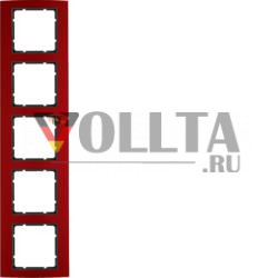 Berker 10153012 рама алюминий, красный/антрацит Berker B.3