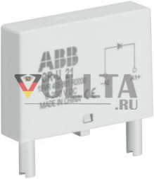 ABB STOTZ-KONTAKT CR-U 71A, варисторный модуль CR-U 71A, без светодиода, 115 В переменного тока, 1SVR405666R1000