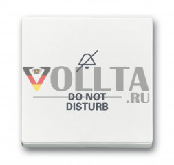 Busch-Jaeger 1786/11-84 Future linear, DO NOT DISTURB крышка, цвет: белый