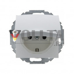 Berker 47441909 S1 SCHUKO-розетка 16А, цвет:полярная белизна, тон: матовый